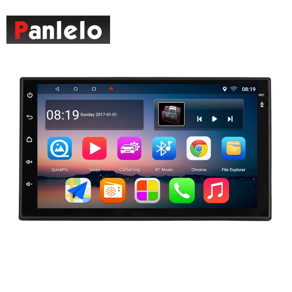 Автомагнитола Panlelo S10/S10 Plus 2 Din Android 8 GPS навигация управление рулем радио (AM/FM) 1 ГБ/2