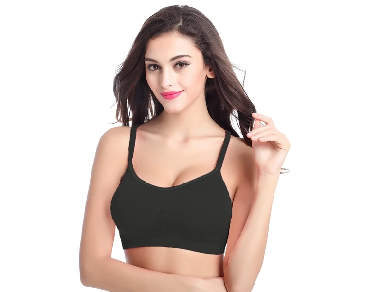 Yoga Sexy Sports Bra Top Fitness Women White Tank Top For Femalesports Bra High Impact Running Gym Padded Push Up Nylon Sport Bh 1