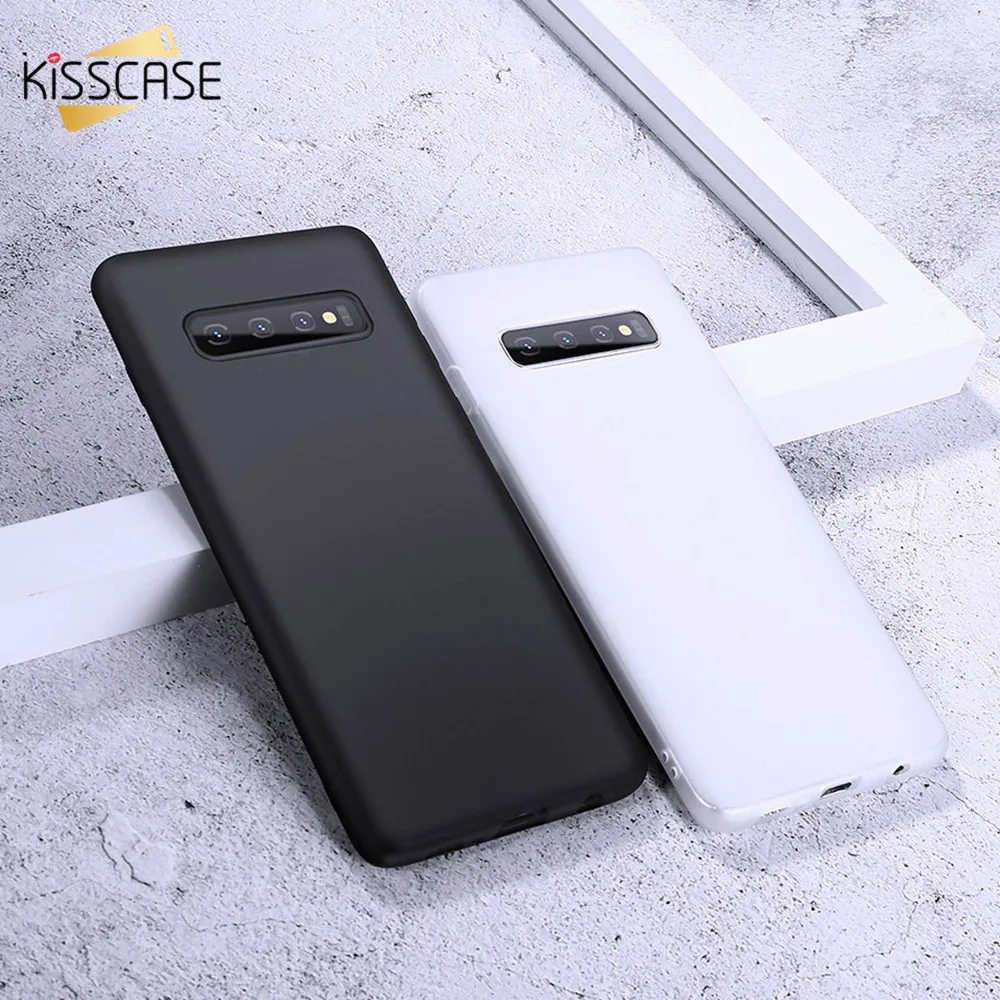 KISSCASE Ультра мягкий ТПУ чехол для Samsung Galaxy S10 S9 Plus S8 Гладкий силиконовый S7 Edge |