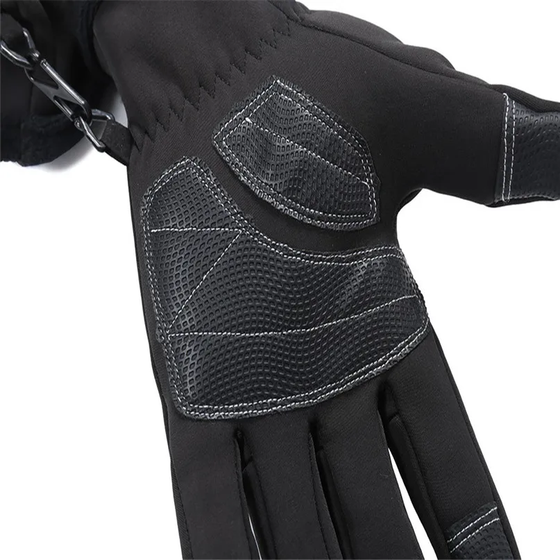 Windproof Bike Gloves Winter Thermal Warm Full Finger Cycling Glove Screen Touch screen riding gloves #2n16 (9)