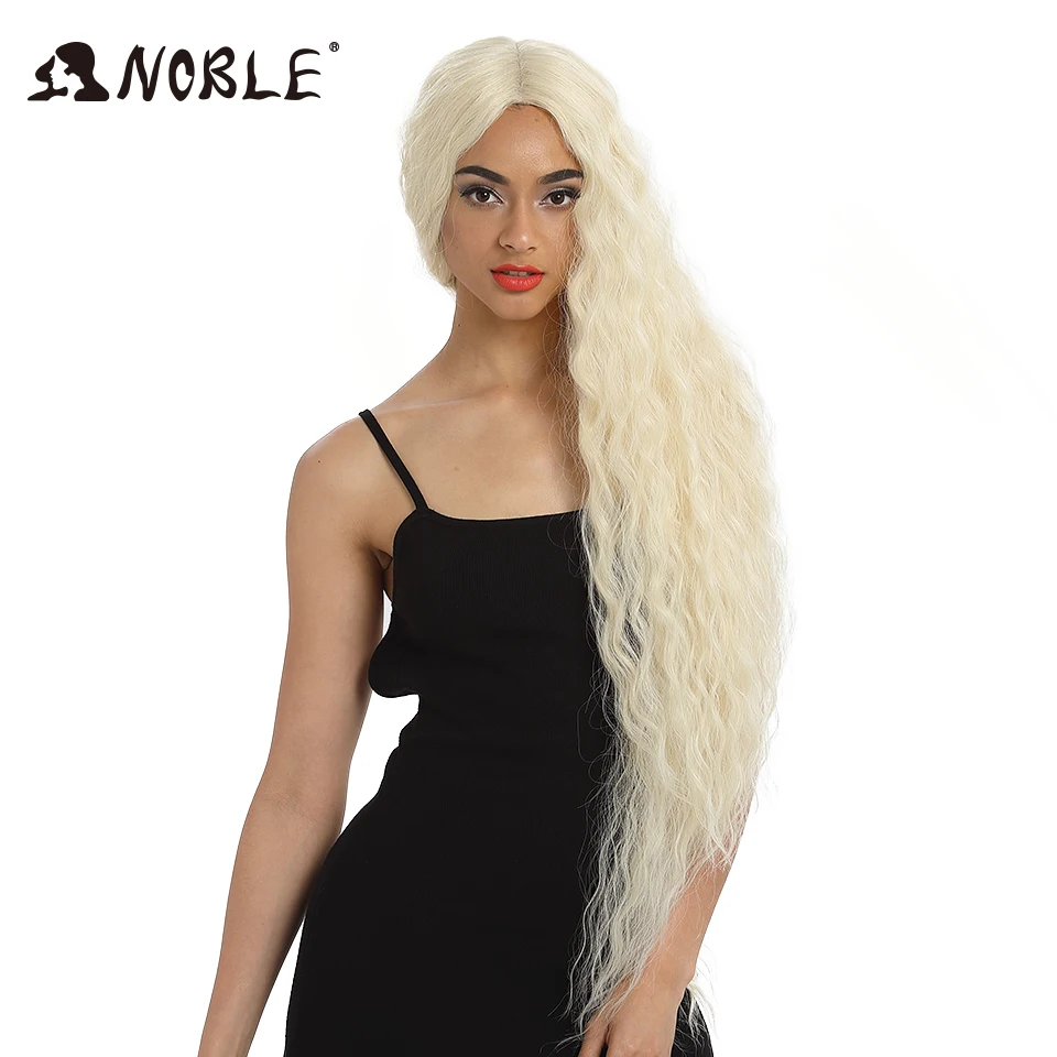 Noble Hair Synthetic Wig Lace Front Synthetic Wig Long Curly Ombre Blonde Wig 42 Inch 613 American Synthetic Lace Front Wig 4 Noble Hair Synthetic Wig Lace Front Synthetic Wig Long Curly Ombre Blonde Wig 42 Inch 613 American Synthetic Lace Front Wig 4