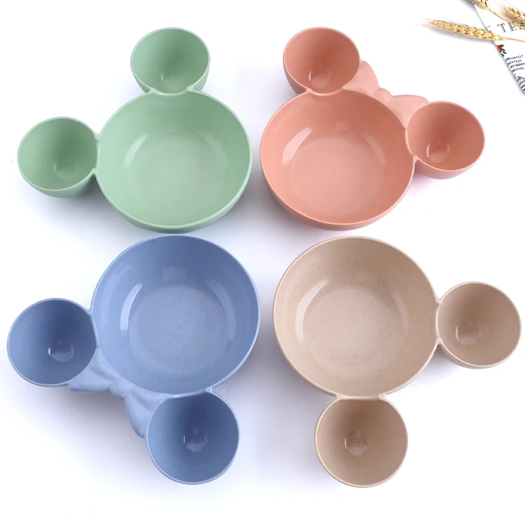 1 Pc Children Baby Bamboo Tableware Solid Feeding Mickey Dishes Baby Bowl Plate Food Feeding Dinnerware Set Plates for Children 1 Pc Children Baby Bamboo Tableware Solid Feeding Mickey Dishes Baby Bowl Plate Food Feeding Dinnerware Set Plates for Children