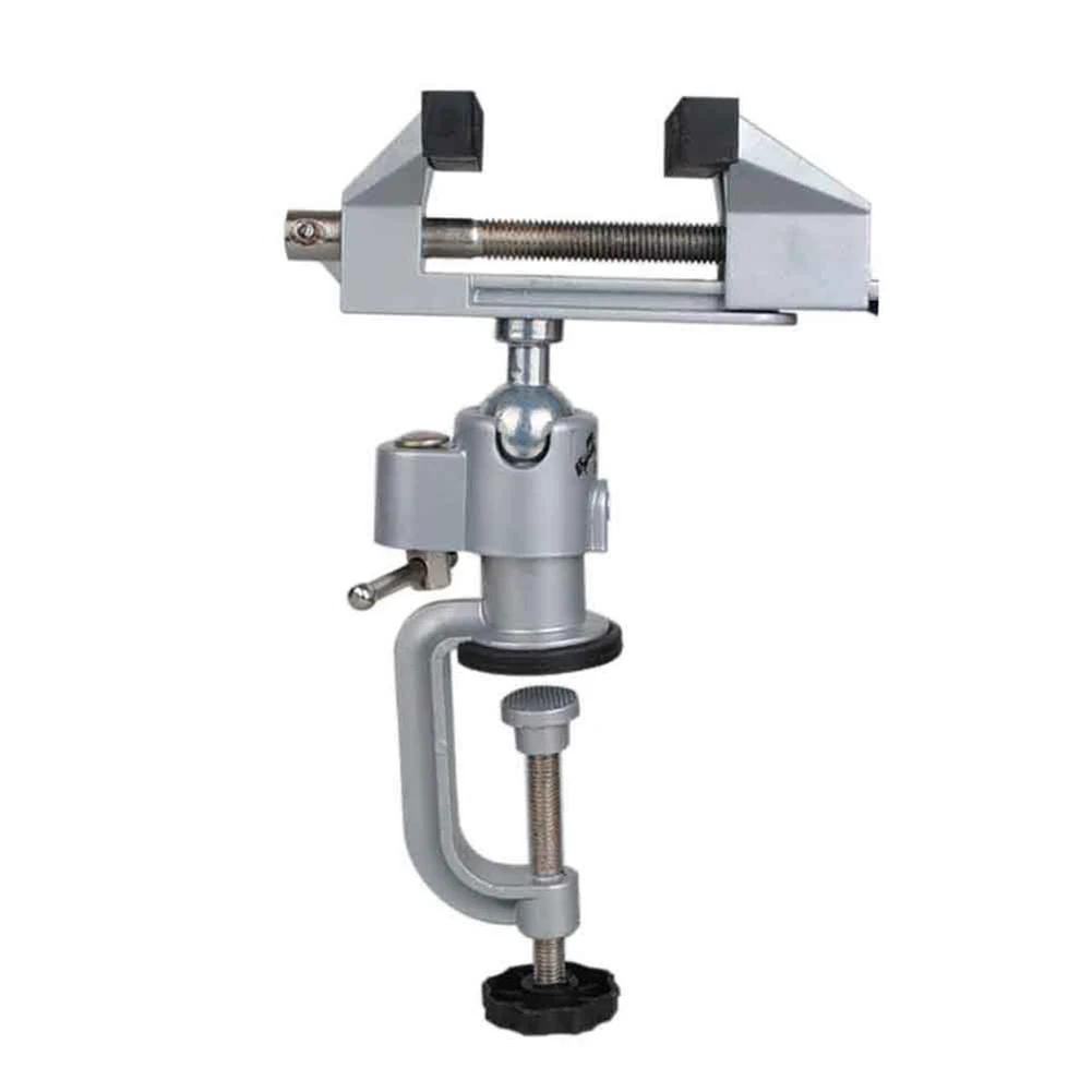 

360 Degree Bench Clamp Vises Grinder Holder Drill Stand for Rotary Tool Craft Model Building Dropshipping