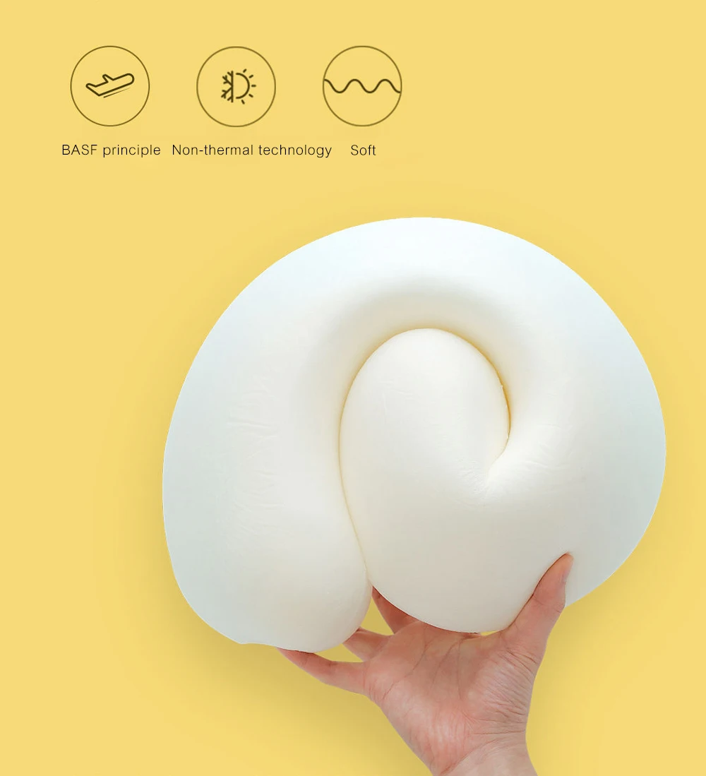 Xiaomi Mijia 8H U Shape Memory Foam Neck Protective Pillow Antibacterial Portable Cushion Lunch Break Pillows for Office Flight (12)