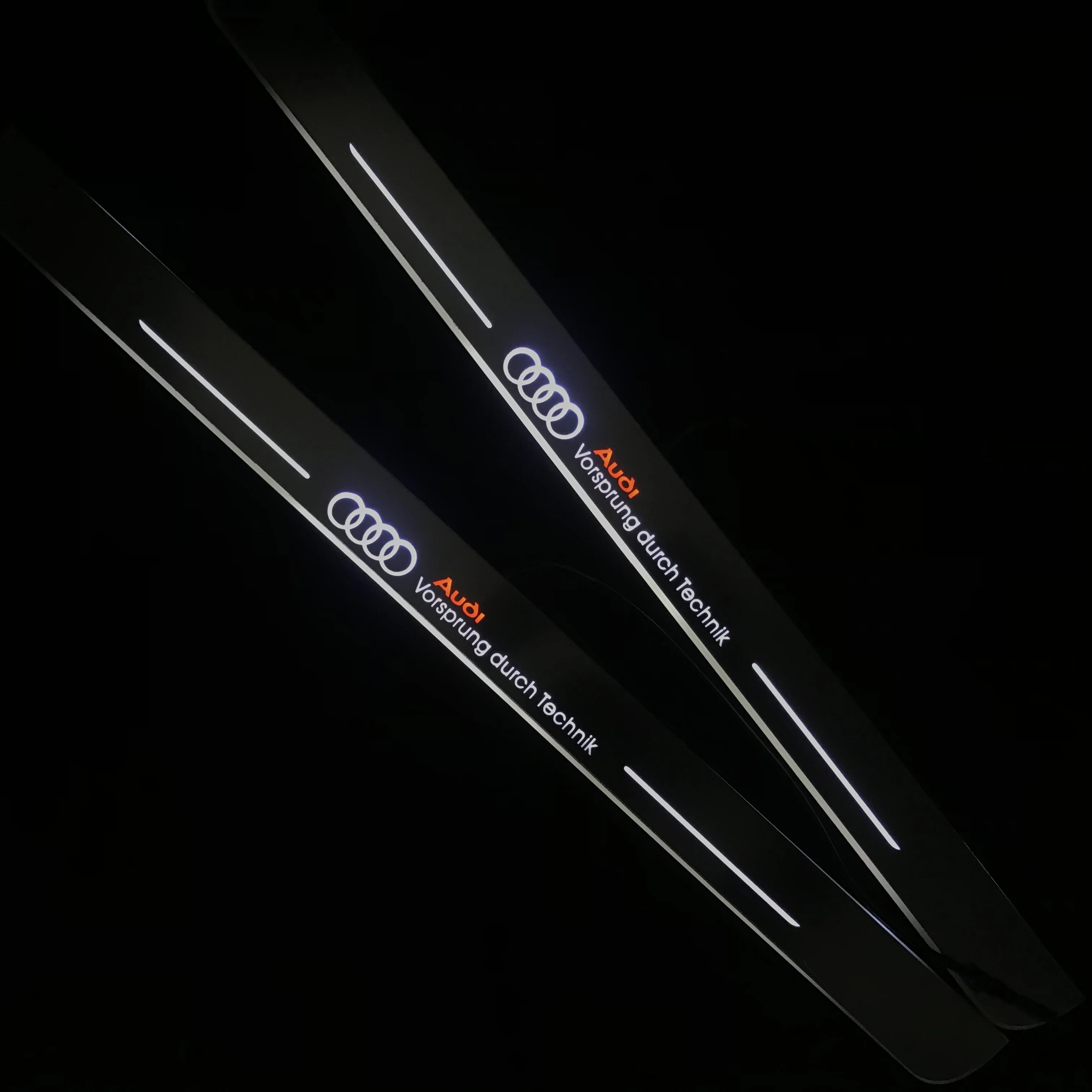 RQXR led движущиеся дверные потертости для Audi серии A3 A5 coupe TT 8n пороги пластины