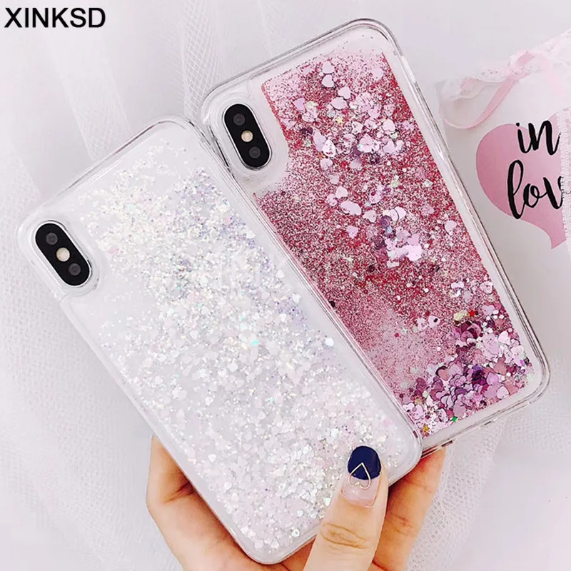 

5pcs/lot Liquid Quicksand Soft Case On Honor 7C 7A 6C Pro 7X 6X 6A 8 Case For Huawei Y6 Y5 Prime P9 P8 Mate 9 10 lite Pro