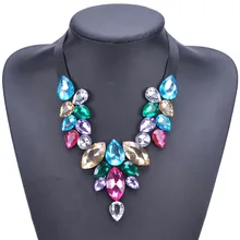 Ribbon acrylic collar pendant necklace jewelry women's adjustable lace tie woman costume necklace jewelry free shipping wholesale false collar 2 layers lace collar necktie tie necklace jewelry
