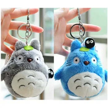 

2018 New Mini 10cm , my neighbor totoro plush toy kawaii anime totoro keychain toy , stuffed plush totoro doll
