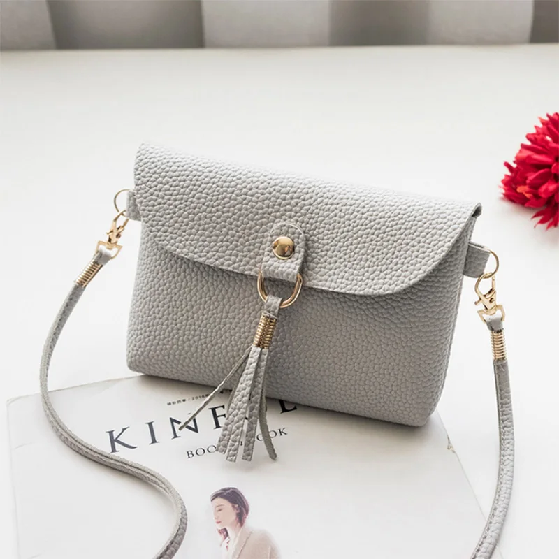 2019 Tassel Bags For Women Girls New Casual Fashion Female Bag Magnetic Buckle Ladies Shoulder Bag Mobile Phone Purse Mini Bolso (6)