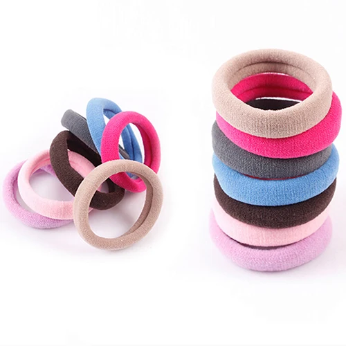 10 قطعة جديد سلس مطاطا حبل هيرباند ذيل حصان حامل أساور Scrunchie ل الأشرطة المطاطية إكسسوارات الشعر للنساء التصميم أدوات