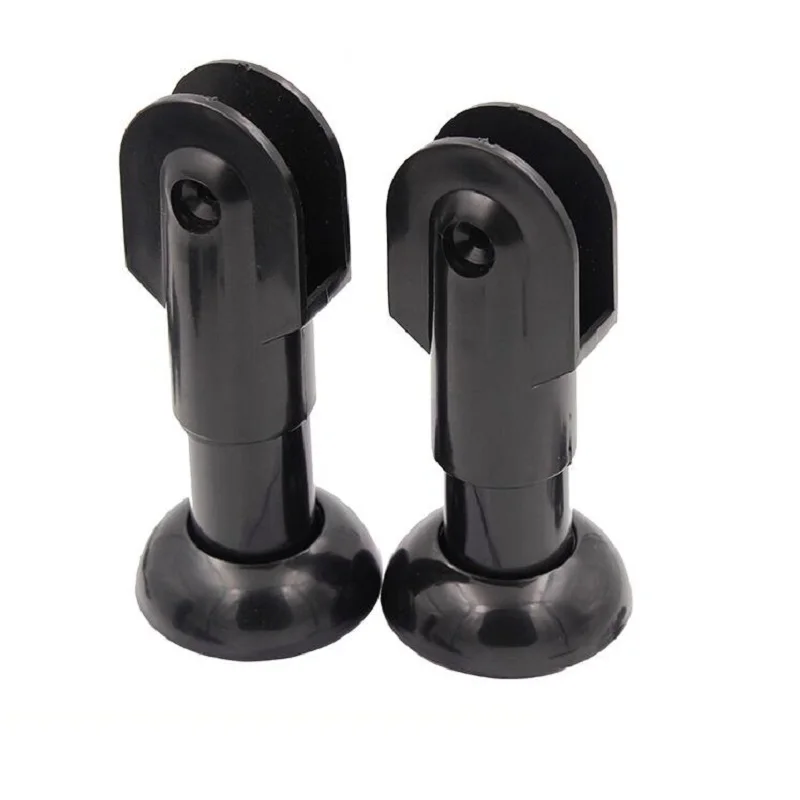 Toilet Partition Board Nylon Plastic Bracket Black Clapboard Leg X4
