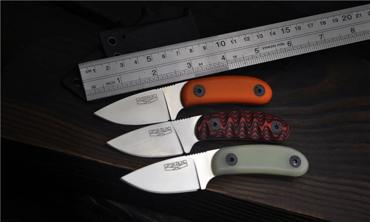 

PSRK Small neck knife Camping Tactical Folder YTL122 Blade Hardness 59HRC G10 Steel Handle tools exquisite beautiful gift