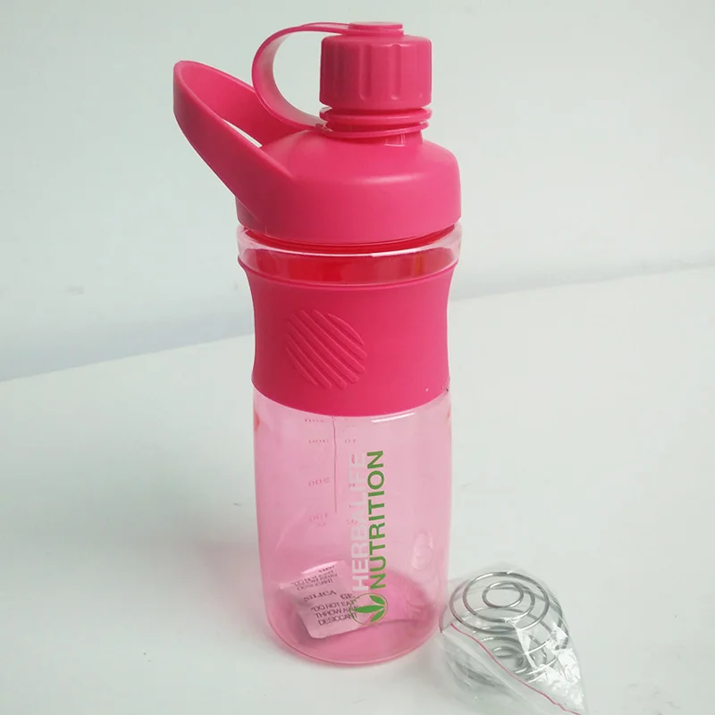 Прямая с фабрики 500/600/800 мл Гербалайф питание соломы тип видов спорта, пластиковые бутылки для воды - Цвет: 800ml pink