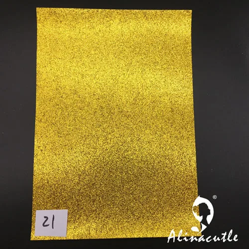 2XA4 лист блеск синтетическая кожа ткань для DIY лук цветок сумки обувь украшения скрапбукинга вырезанная бумага - Цвет: No 21