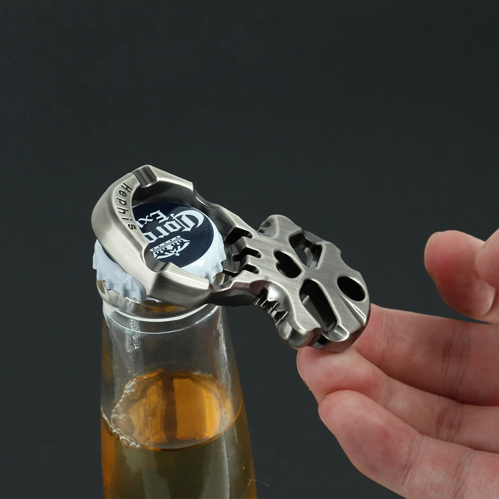 Hephis Горячая панк брелок для ключей в виде скелета открывалка для бутылок брелок держатель высокого класса мужские автомобильные брелки для уникальных мужчин подарки K1