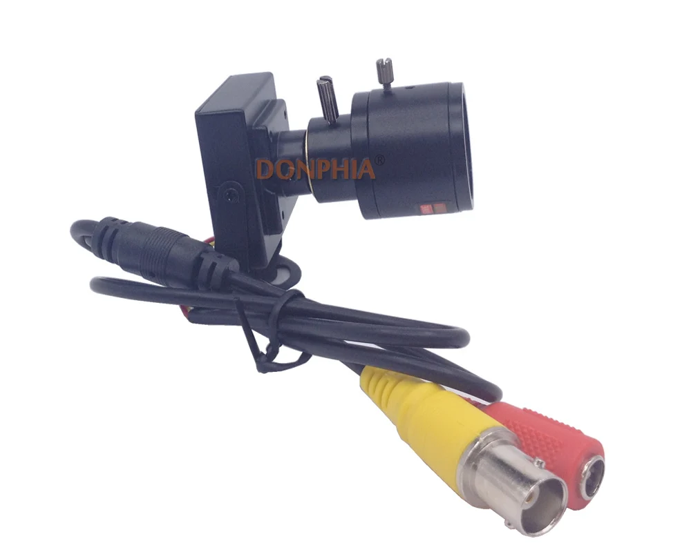 Ajustável + Adaptador Câmera de Vigilância de Segurança Lente Varifocal Mini Câmera 800tvl Rca Cctv Carro Ultrapassando 6-22mm 9 Cheap Câmeras de vigilância