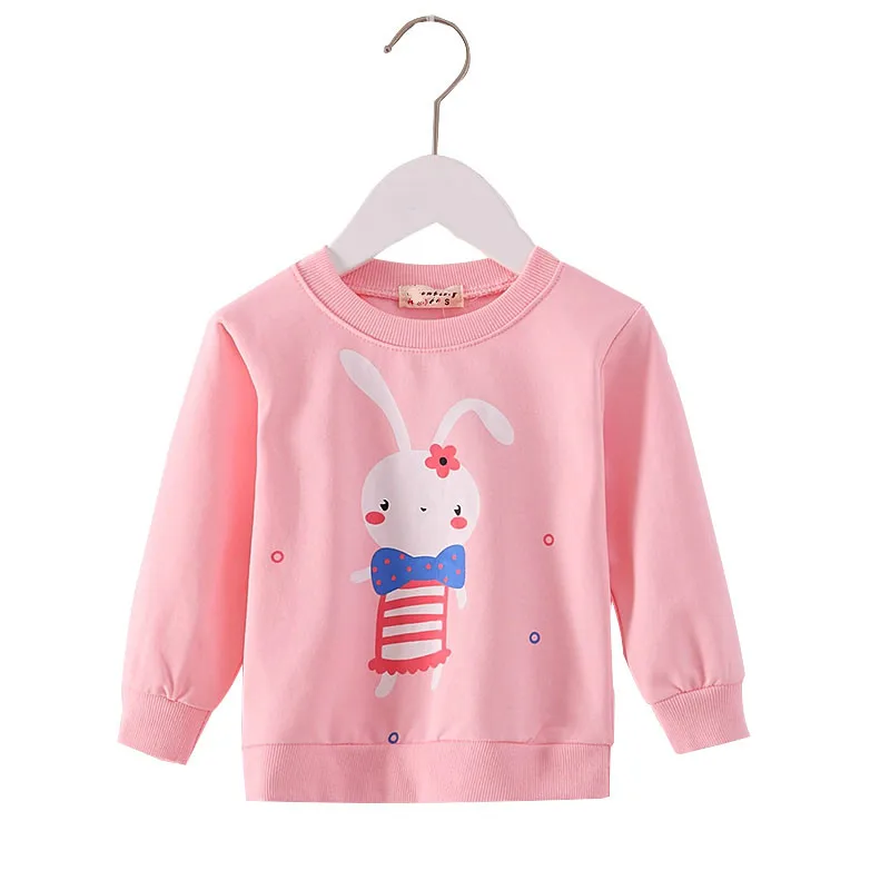 Весенний Детский Костюм хлопковый пуловер с длинными рукавами для маленьких мальчиков и девочек одежда для малышей модные топы для детей с героями мультфильмов