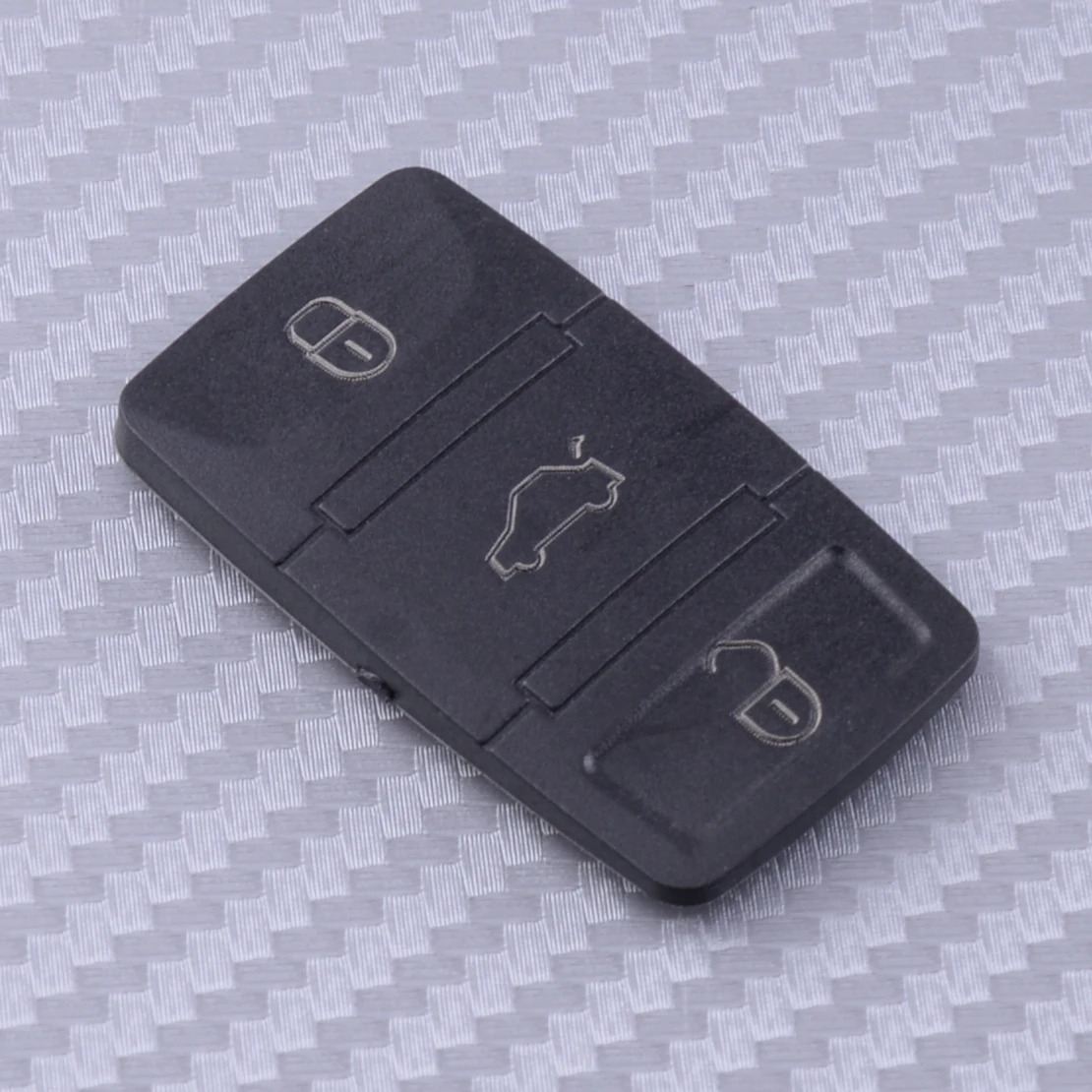 

DWCX Rubber Remote Key Button Pad Shell Replacement Fit for VW Tiguan Beetle Jetta Skoda Octavia Seat Leon Altea