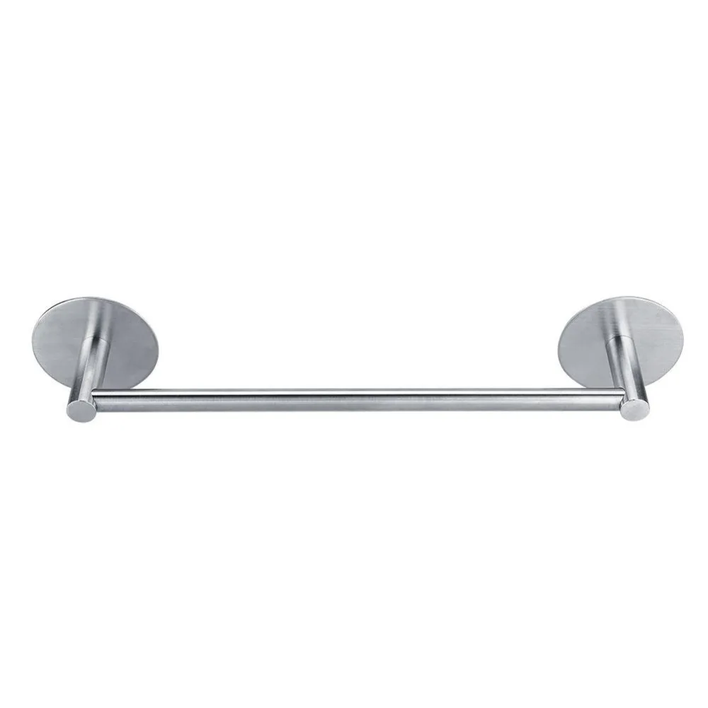 304 Stainless Steel Towel Holder Rack Self Adhesive Bathroom Hotels