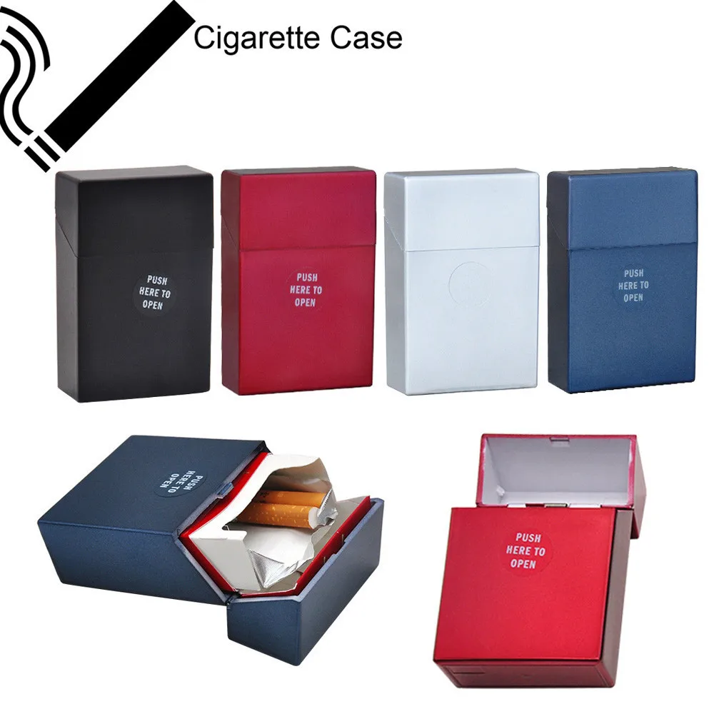 

High Quality 2018 Hot Sale 1PC Sugar Skull Plastic Cigarette Box Holder Pocket Tobacco Storage Hard Case Gift Dropshipping