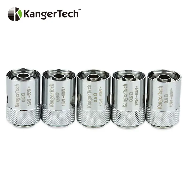 

Original 5pcs Kanger CLTANK CLOCC Coil 0.15ohm/0.5ohm/1.0ohm Replaceable Clocc Core Heads for CLTANK Tank/EVOD Pro/cupti Kit