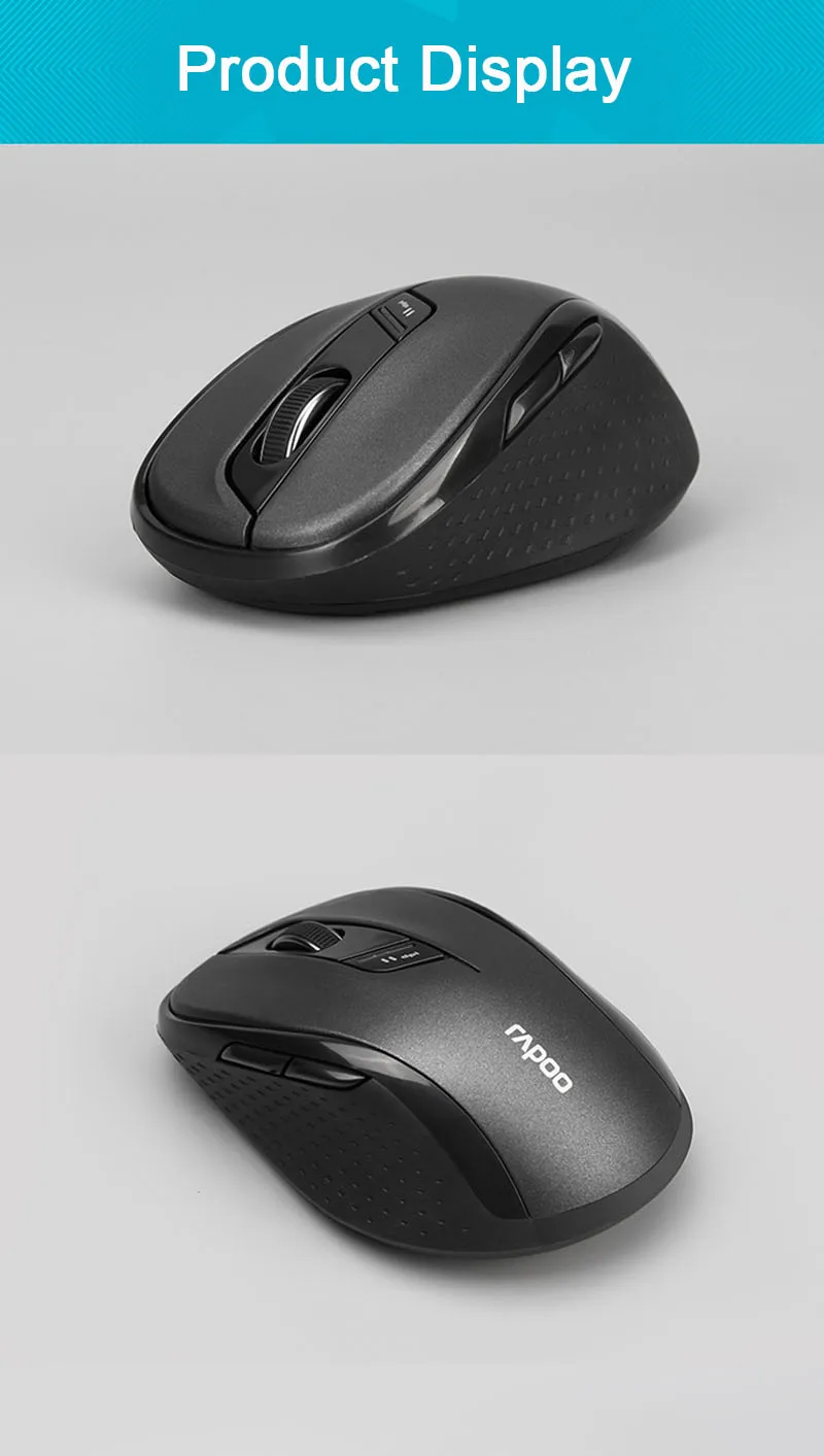 Fio com 1600 DPI Fácil Interruptor Bluetooth