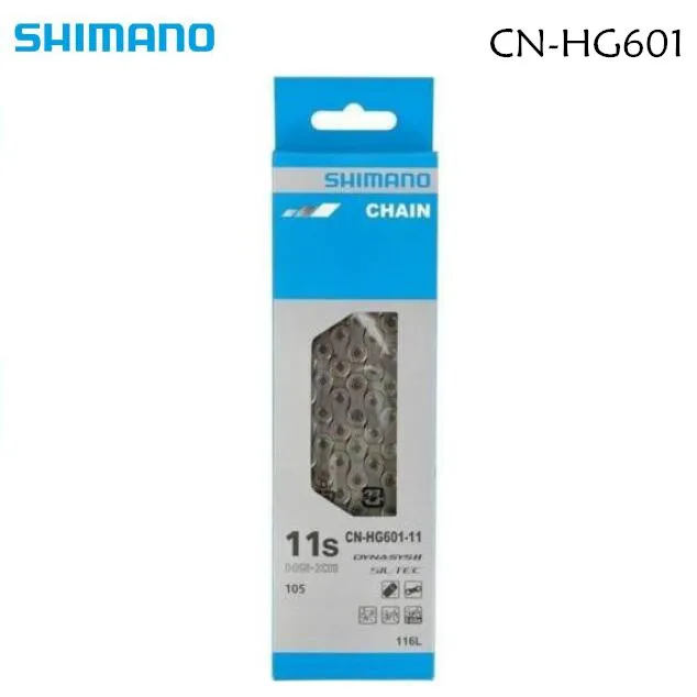 

SHIMANO DYNA-SYS SIL-TEC CN HG601 11S Speed Chain 116L Link MTB Road Bicycle Part CN-HG601 for 105 5800 SLX M7000