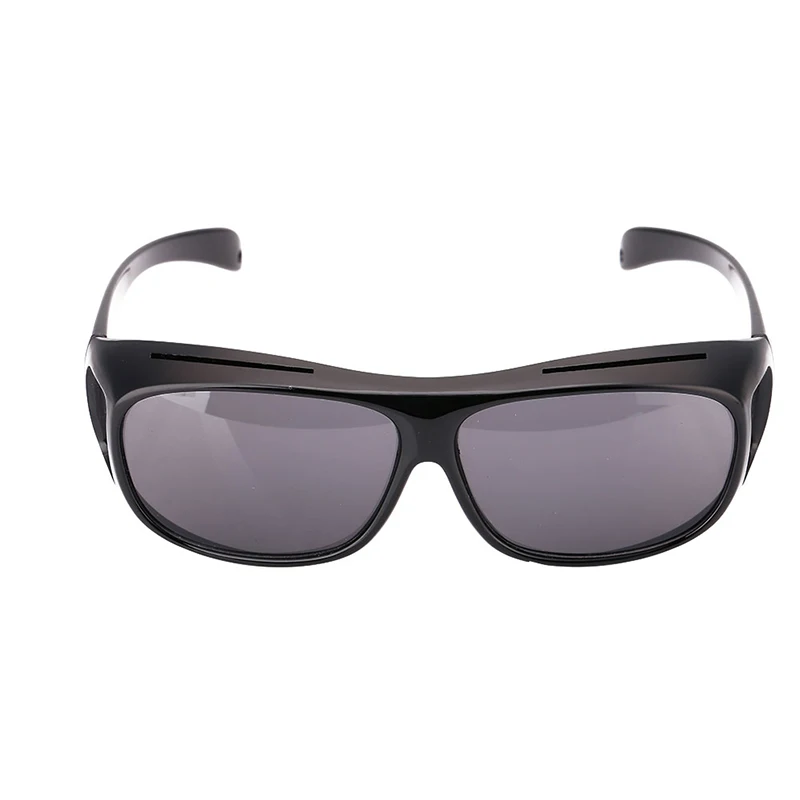Очки для вождения ночного видения, солнцезащитные очки унисекс, очки для вождения автомобиля, очки с УФ-защитой, поляризованные солнцезащитные очки - Цвет оправы: BK