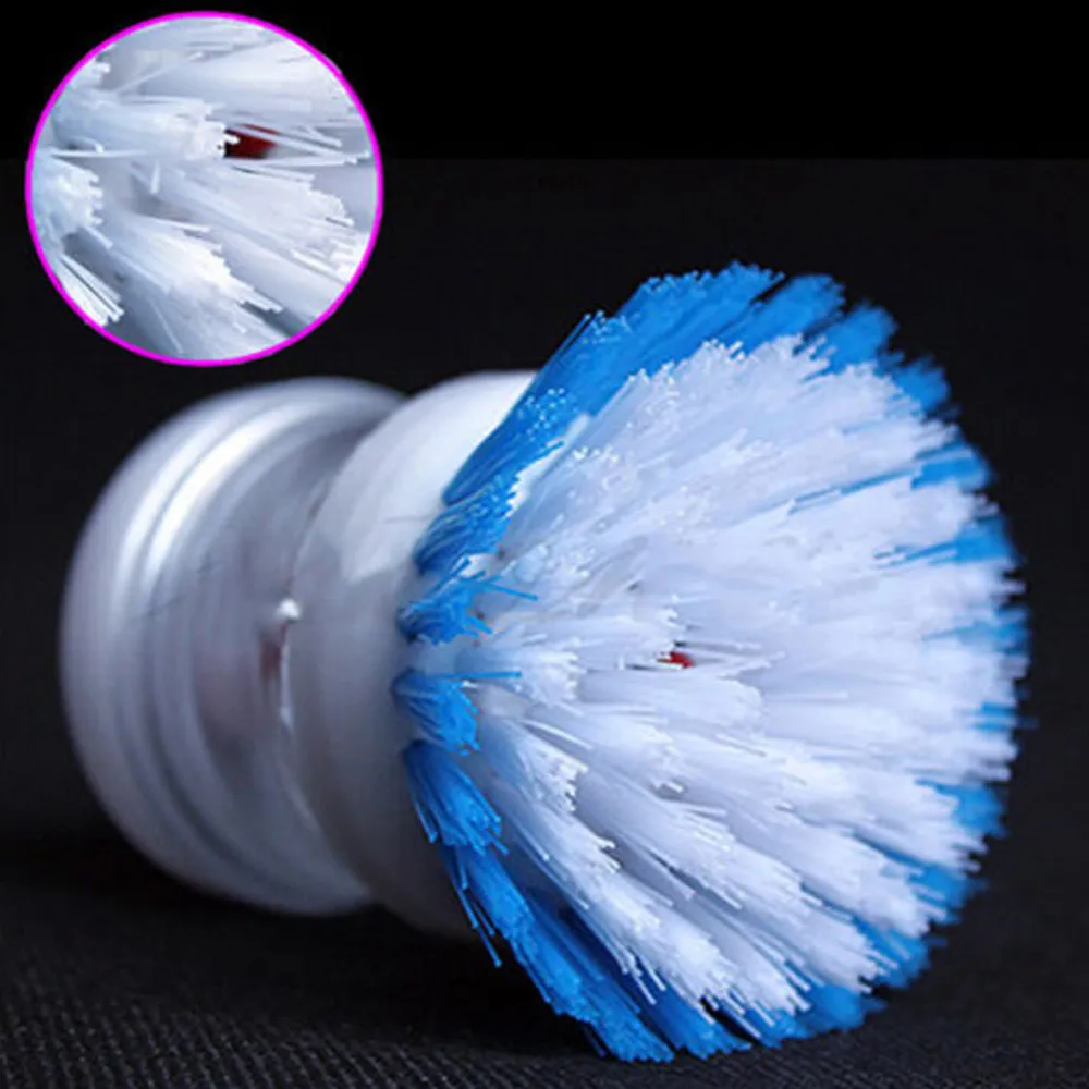 

Kitchen Washing Utensils Pot Dish Brush With Washing Up Liquid Soap Dispenser Magic Strong Bath Brush Kitchen Clean Tools