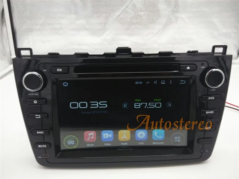 Clearance Android 9.0 Car DVD Player GPS Navigation Radio Stereo For Mazda 6 Atenza 2008-2012 HD Satnav multimedia CD radio 5