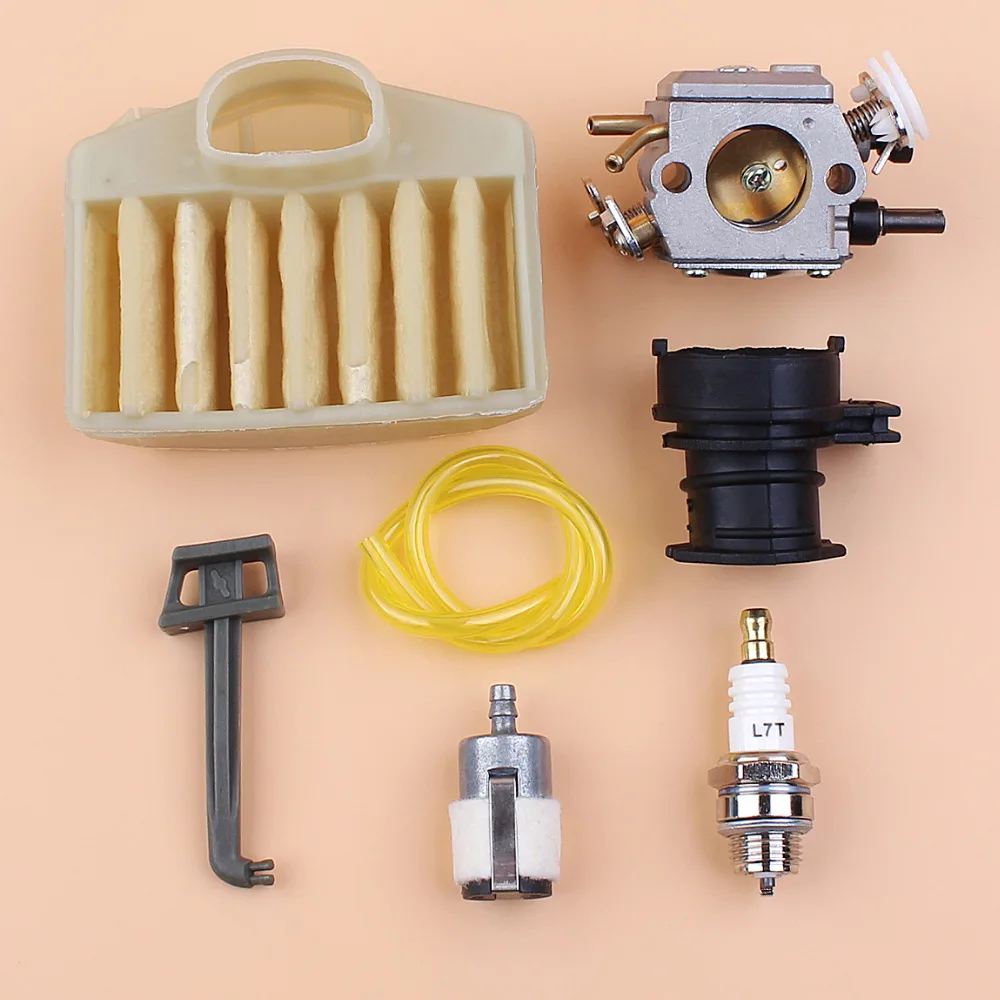 Carburetor Air Filter Intake Manifold Choke Rod Fuel Hose Filter For