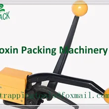 LX-PACK низкая заводская цена A333 портативный ручной уплотнение сталь обвязочный инструмент без уплотнений стальная окантовочная машина для 13-19 мм