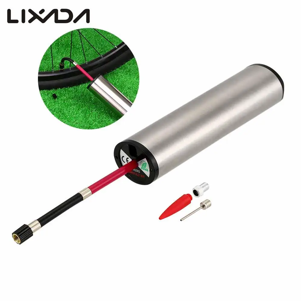 

Lixada Bicycle Cycle Air Pressure Pump Bike Electric Inflator Smart Hand-Held Cordless Tire Pump with Gauge MTB Road Bike Pump