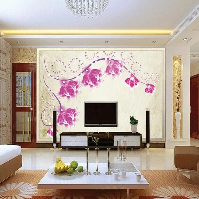 Paars moderne behang koop goedkope paars moderne behang loten van ...