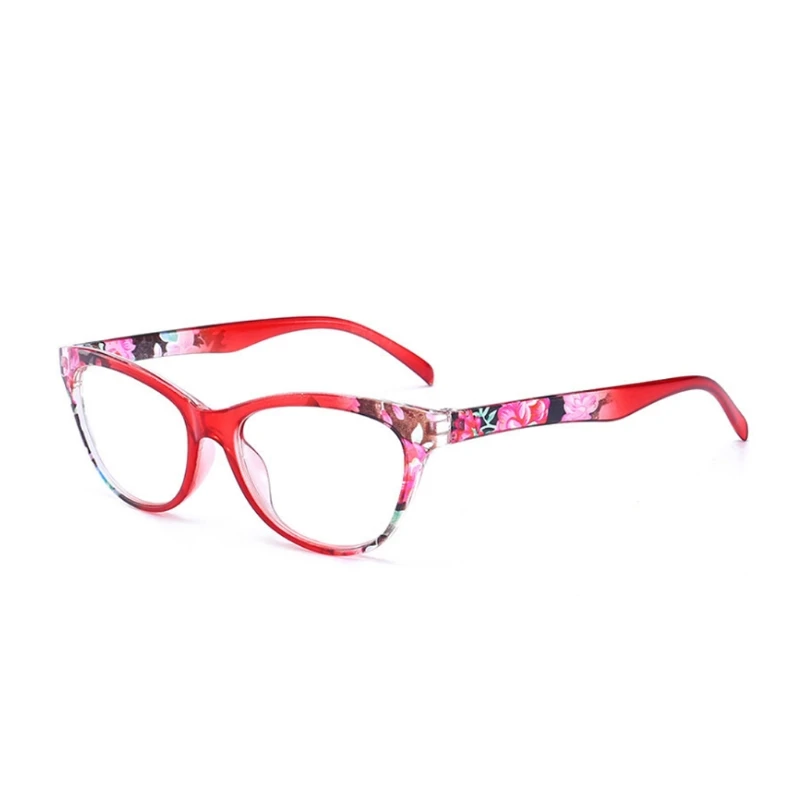 

Women Cat Eye Reading Glasses Vintage Reader Fashion Flower Print +1.0-+4.0