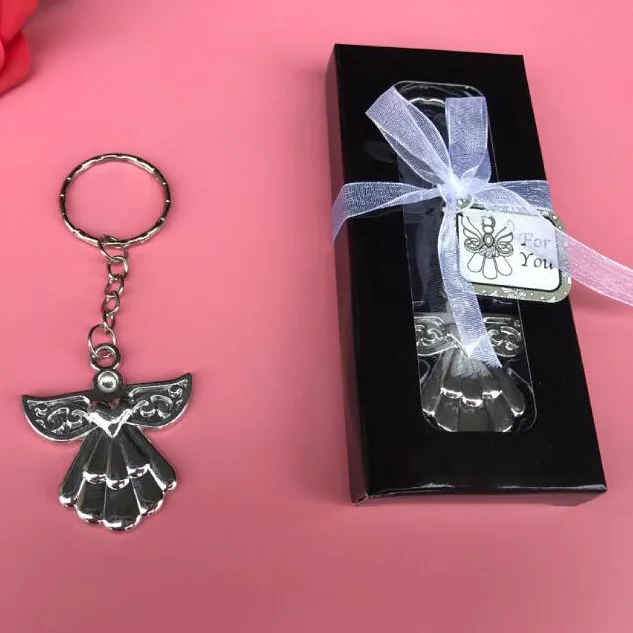 FREE-SHIPPING-20pcs-Lot-Cheap-Wedding-Party-Souvenir-Guardian-Angel-Key-Ring-Silver-Keychain-Baby-Shower (3)