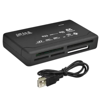 

USB 2.0 Mini Card Reader TF MS M2 XD CF Micro SD Carder Reader 480Mbps Card Reader Memory Card Reader with Date Line
