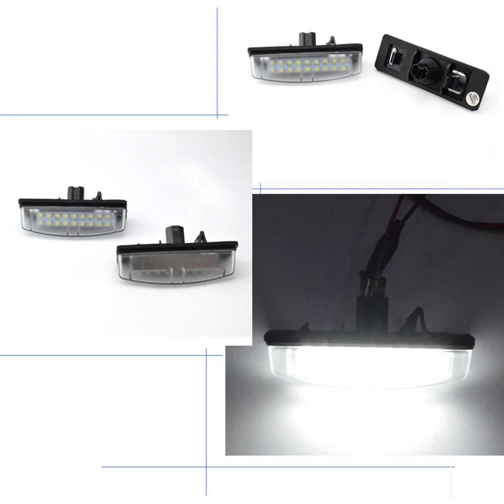 Светодиодный номерной знак 18SMD ксеносветильник свет для Toyota Camry Aurion Prius Lexus IS300 GS430