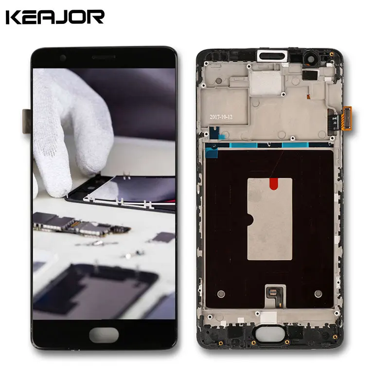 

Oneplus 3 A3003 Screen with frame Tested AAA Lcd Display+Touch Screen Repair Part With Tools For Oneplus 3T A3010 5.5inch