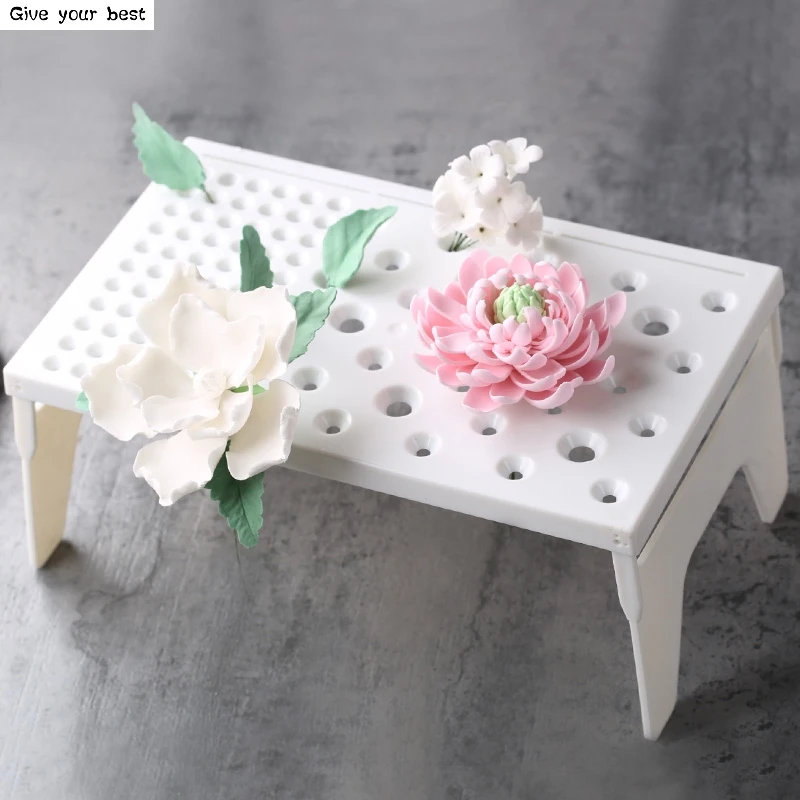 Wave Flowers Former Set Flower Dry Mat Plastic Cake Fondant Sugarcraft Decor DIY