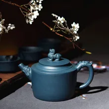 290 мл аутентичный известный чайник ручной работы Исин Zisha китайский чайник кунг-фу пуэр чай черный чай подарок