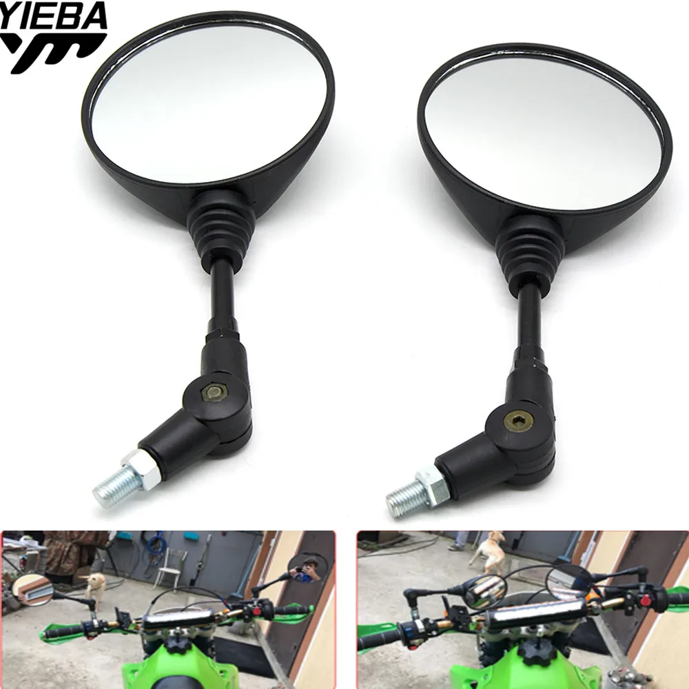 Motorcycle M8 M10 Folding Side Mirrors Rearview Mirror FOR HONDA