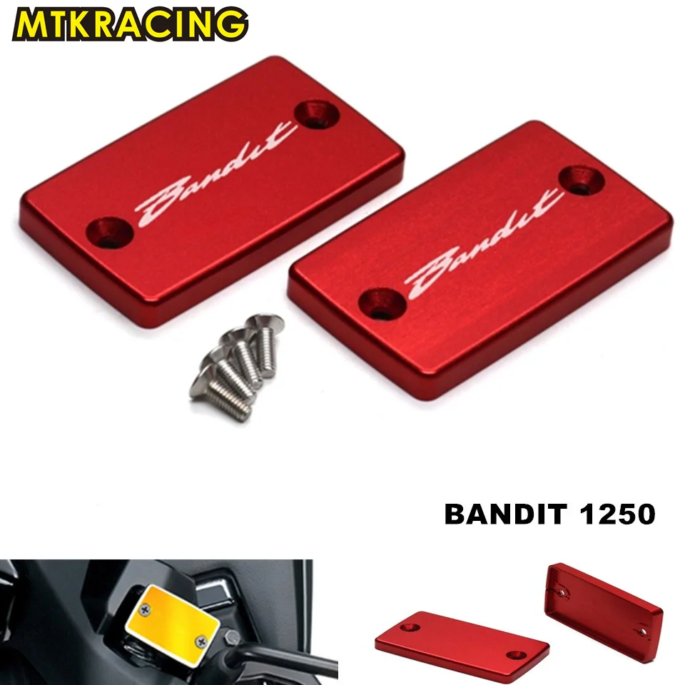 

MTKRACING Motorclcye Accessories For SUZUKI BANDIT 1250/1250S 1200N/S 650/650S 650N/S Brake Fluid Reservoir Cover Cap
