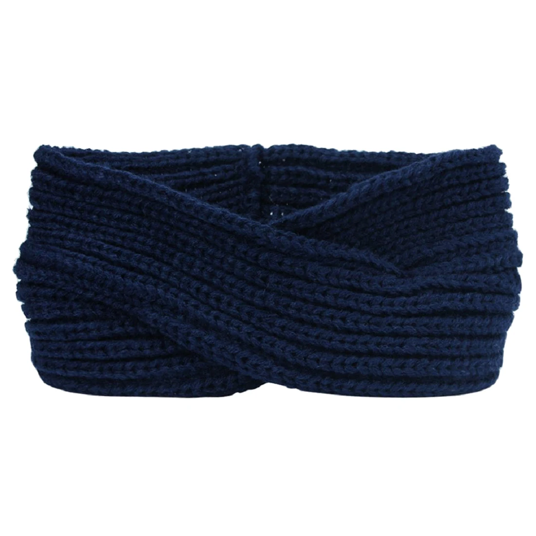 Ашион простой стиль головной убор леди хлопок впитывает пот Йога эластичная повязка популярные женские яркие цвета спортивные ободки головная повязка - Цвет: Синий