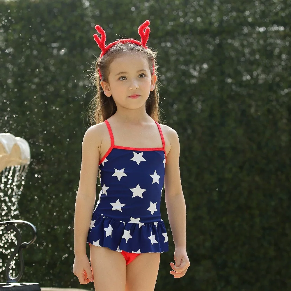 Kid swimming Children Bikini swimsuit girls baby one piece swimsuit