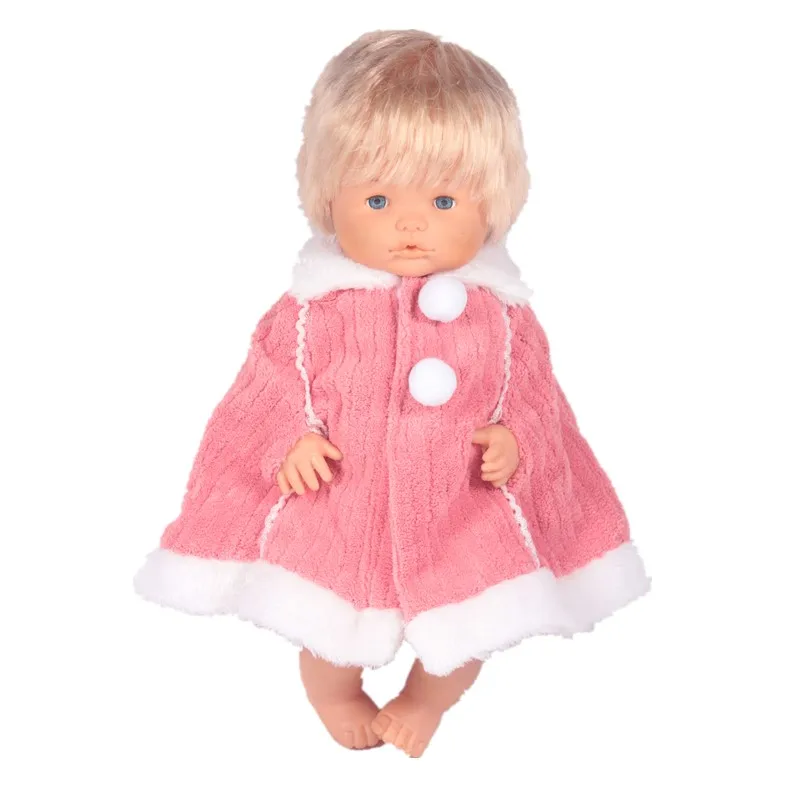 Фото Одежда для кукол на 41 см одежда Nenuco и аксессуары Теплый розовый плащ маленькой