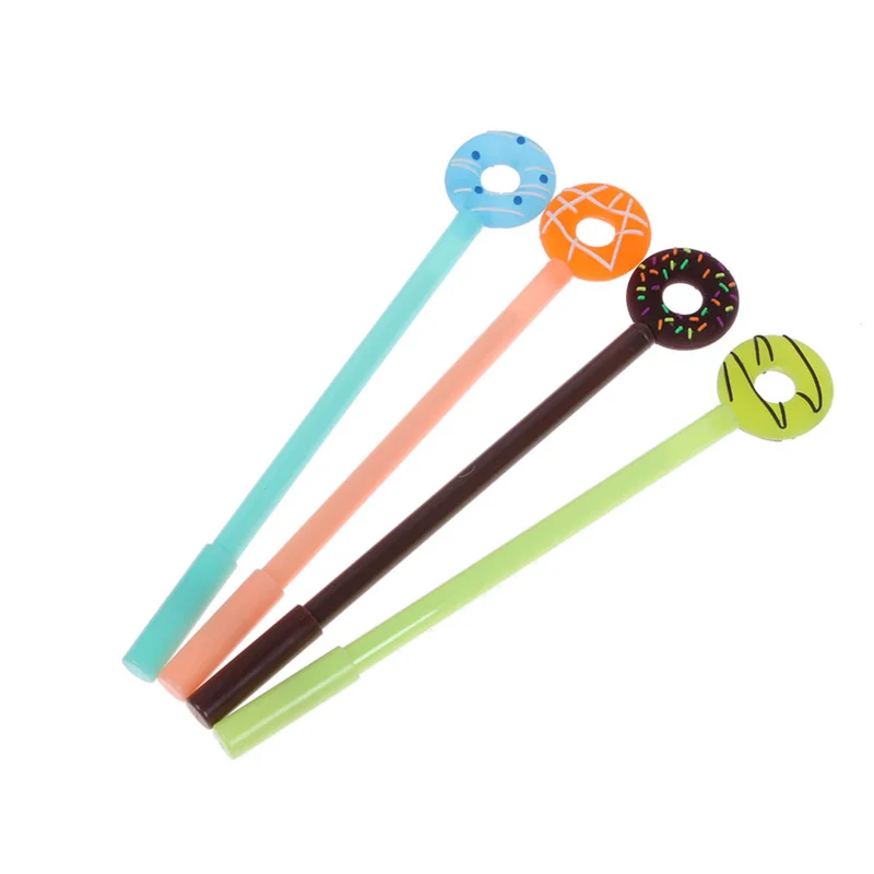 

0.38mm Cute Kawaii Donuts Gel Pens Candy Color Pen Kids Stationery Gift School Supplies Writing Tools kids gifts Free Shipping