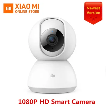 

Hot Xiaomi Mijia Smart Camera Original 1080P HD version 360 angle Infrared Night Vision Two-way Voice H.265 Coding Smart Camera