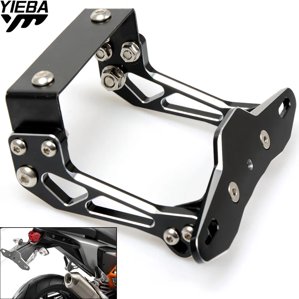 Motorcycle License Plate Bracket Licence Plate Holder Frame Number Plate For BMW K1200R K1200R SPORT K1200S R1200R R1200RT MT03