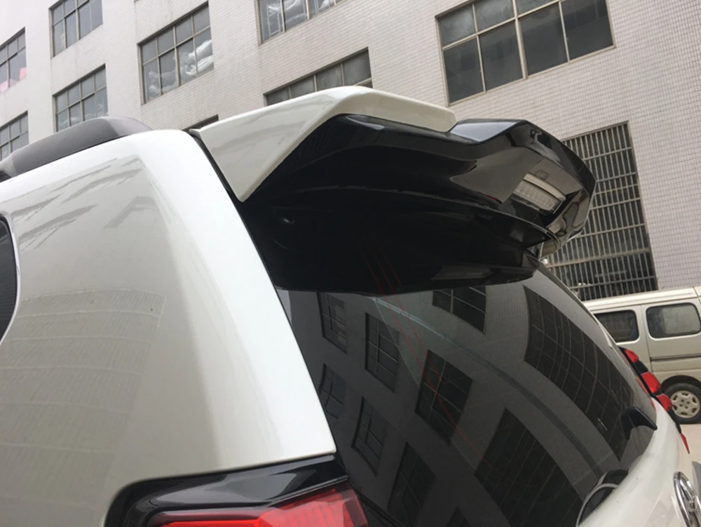 Автозапчасти из АБС-пластика, черный, белый цвет, задний багажник, багажник, крыло, спойлер для Toyota Cruiser Prado FJ150 FJ 150 2010